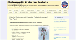 Desktop Screenshot of electromagneticprotection.com